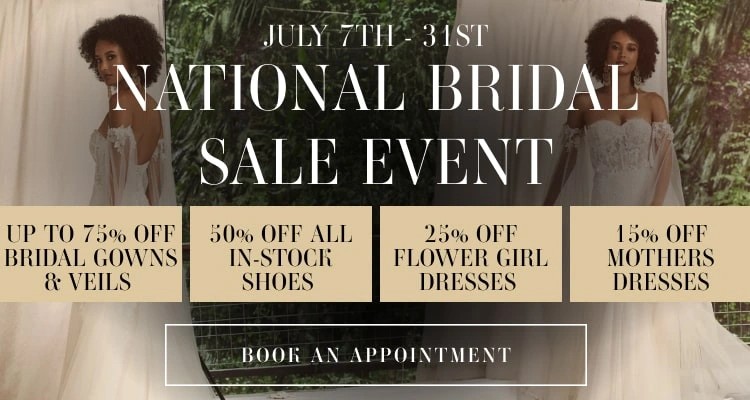 National Bridal Sale mobile banner