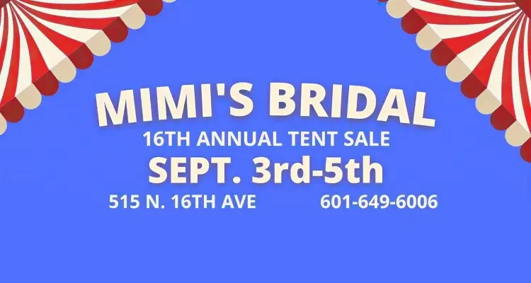 Annual Tent Sale at Mimi's Bridal