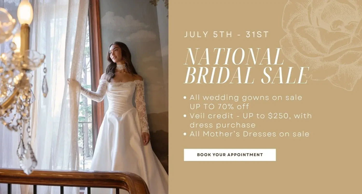 National bridal sale banner - mobile